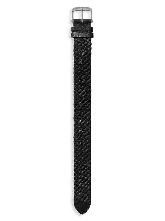 Tom Ford Braid Leather Watch Strap For Men Red 1 Tom Ford Braid Leather Watch Strap For Men Red