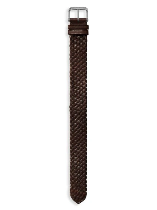 Tom Ford Braid Leather Watch Strap For Men Red 3 Tom Ford Braid Leather Watch Strap For Men Red - Image 3