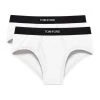 Tom Ford 2-Pack Stretch-Cotton Logo Briefs For Men Grey