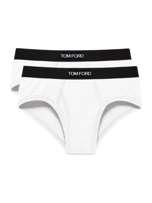 Tom Ford 2-Pack Stretch-Cotton Logo Briefs For Men Grey -Tom Ford Sales Shop unnamed file 1151
