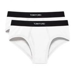 Tom Ford 2-Pack Stretch-Cotton Logo Briefs For Men Grey -Tom Ford Sales Shop unnamed file 1154