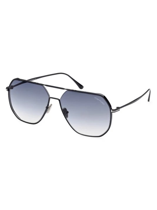 Tom Ford Gilles 59MM Geometric Sunglasses For Men 2 Tom Ford Gilles 59MM Geometric Sunglasses For Men - Image 2