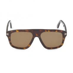 Tom Ford 56MM Plastic Pilot Sunglasses For Men
