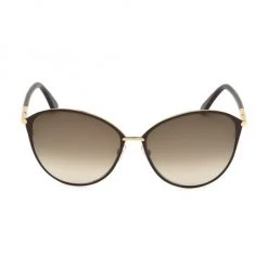Tom Ford Penelope 59MM Polarized Lens Oversize Round Sunglasses