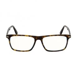 Tom Ford 56MM Blue Block Rectangular Optical Glasses For Men