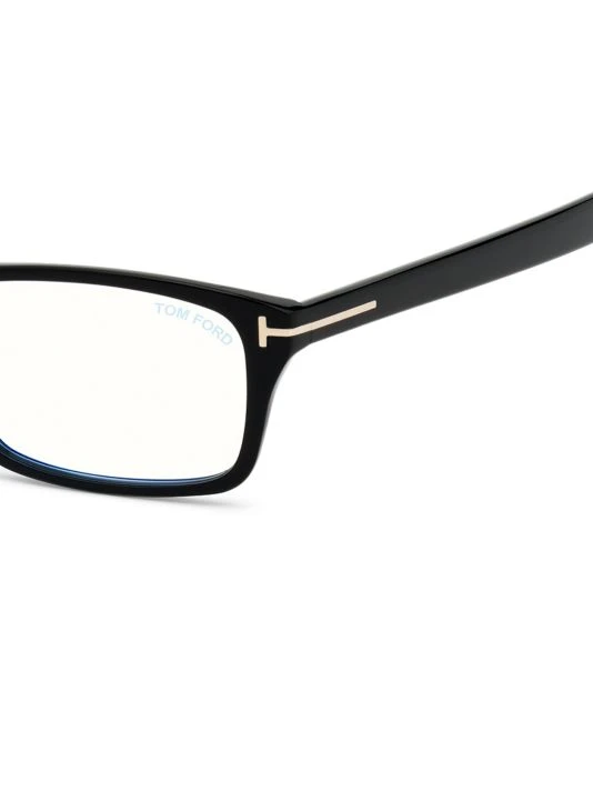 Tom Ford 55MM Square Blue Block Filter Optical Glasses For Men 3 Tom Ford 55MM Square Blue Block Filter Optical Glasses For Men - Image 3