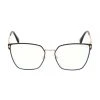 Tom Ford 56MM Angular Metal Blue Block Glasses