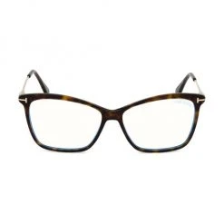 Tom Ford 56MM Square Blue Filter Eyeglasses