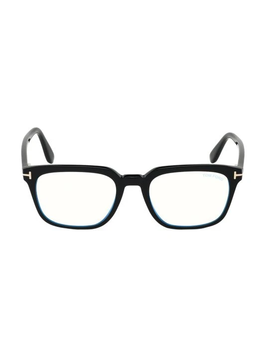 Tom Ford 53MM Square Blue Block Optical Glasses For Men 1 Tom Ford 53MM Square Blue Block Optical Glasses For Men