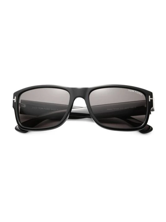 Tom Ford Mason 58MM Rectangular Sunglasses For Men 1 Tom Ford Mason 58MM Rectangular Sunglasses For Men