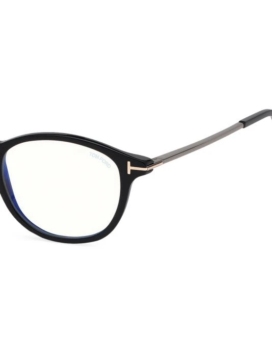 Tom Ford 50MM Blue Block Round Eyeglasses For Men 3 Tom Ford 50MM Blue Block Round Eyeglasses For Men - Image 3