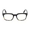 Tom Ford 53MM Tortoiseshell Square Blue Block Optical Glasses For Men