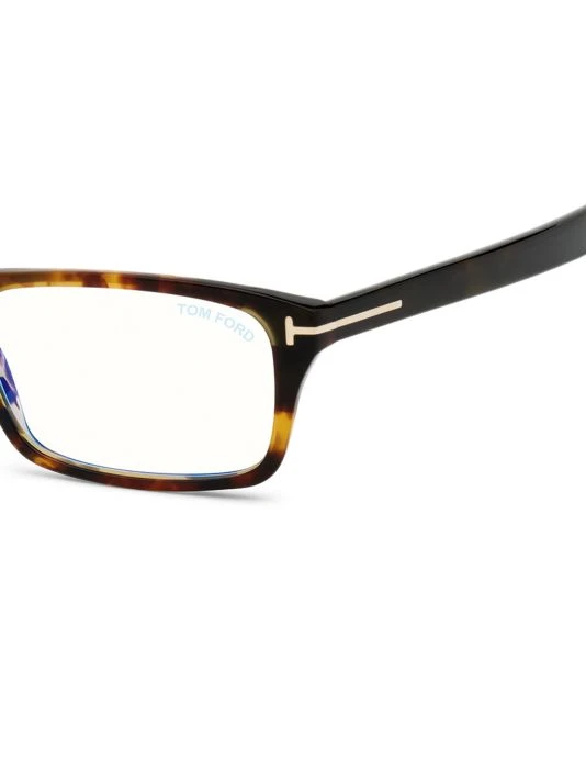 Tom Ford 55MM Square Blue Block Optical Glasses For Men 3 Tom Ford 55MM Square Blue Block Optical Glasses For Men - Image 3