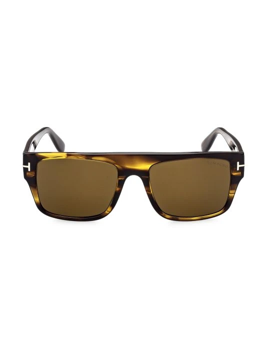 Tom Ford Dunning 55MM Rectangular Sunglasses For Men 1 Tom Ford Dunning 55MM Rectangular Sunglasses For Men