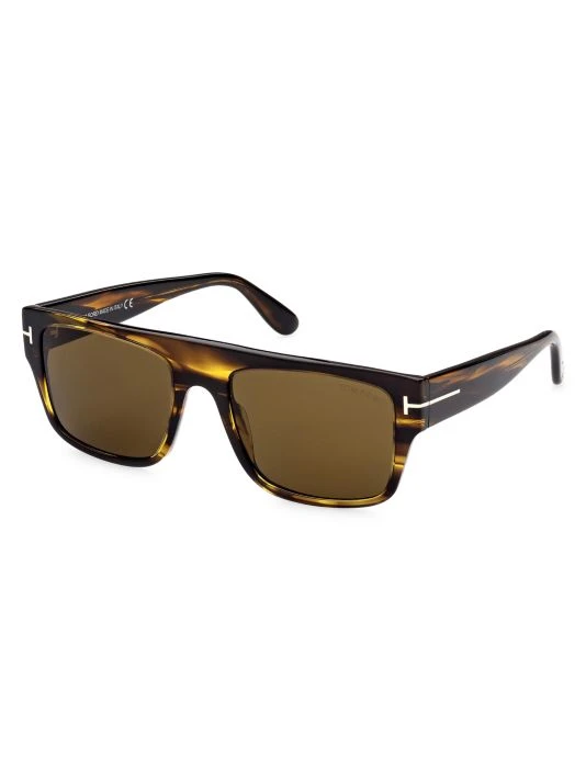 Tom Ford Dunning 55MM Rectangular Sunglasses For Men 2 Tom Ford Dunning 55MM Rectangular Sunglasses For Men - Image 2