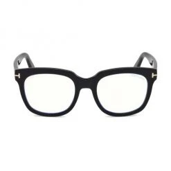 Tom Ford 52MM Geometric Blue Filter Eyeglasses