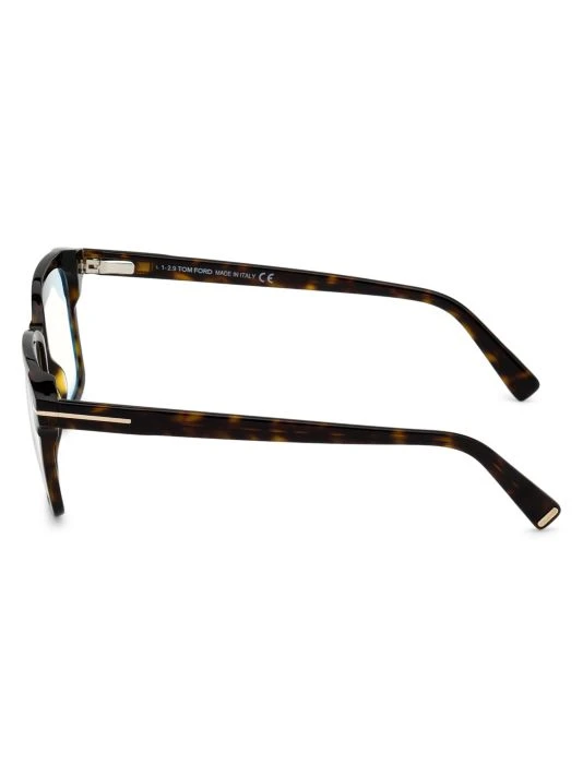 Tom Ford 51MM Square Blue Block Eyeglasses For Men 4 Tom Ford 51MM Square Blue Block Eyeglasses For Men - Image 4