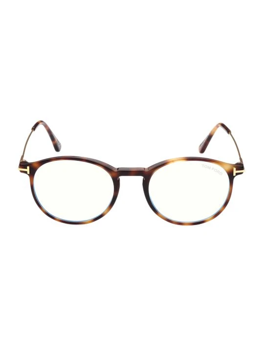 Tom Ford 51MM Blue Filter Round Glasses For Men 1 Tom Ford 51MM Blue Filter Round Glasses For Men