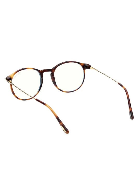 Tom Ford 51MM Blue Filter Round Glasses For Men 5 Tom Ford 51MM Blue Filter Round Glasses For Men - Image 5