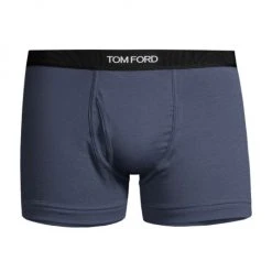 Tom Ford Stretch-Cotton Logo Boxer Briefs For Men Brown