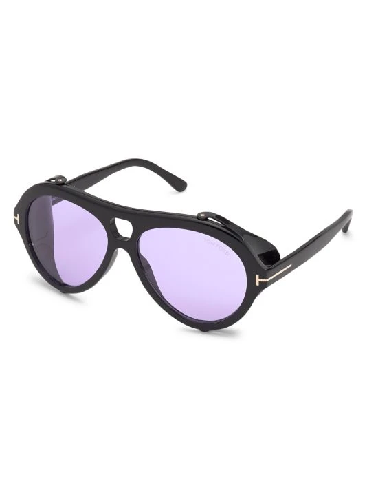 Tom Ford Neughman 60MM Pilot Sunglasses For Men 2 Tom Ford Neughman 60MM Pilot Sunglasses For Men - Image 2