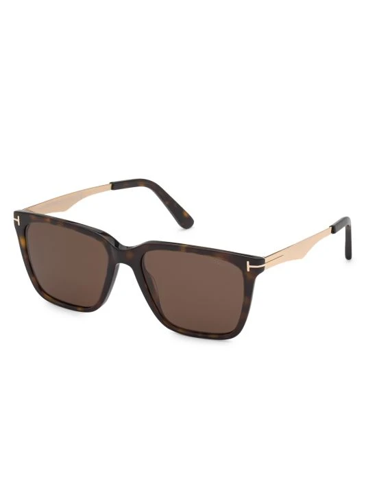 Tom Ford Garrett 56MM Square Sunglasses For Men 2 Tom Ford Garrett 56MM Square Sunglasses For Men - Image 2