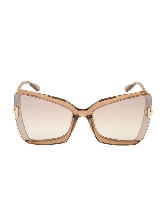 Tom Ford Gia 63MM Oversized Cat Eye Sunglasses 1 Tom Ford Gia 63MM Oversized Cat Eye Sunglasses