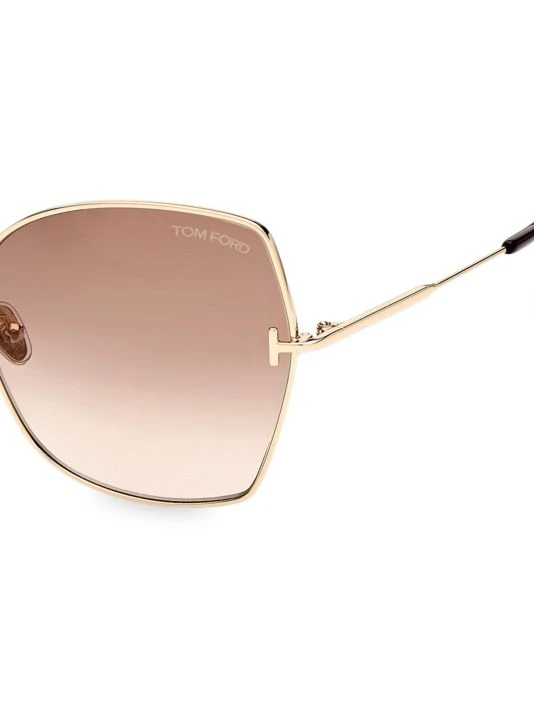 Tom Ford Farah 60MM Geometric Sunglasses 3 Tom Ford Farah 60MM Geometric Sunglasses - Image 3