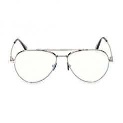 Tom Ford 56MM Aviator Blue Block Glasses For Men