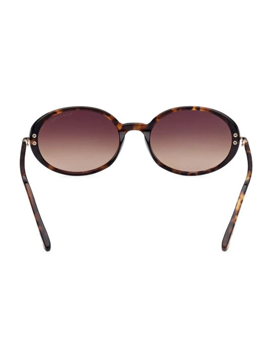 Tom Ford Raquel 56MM Round Sunglasses 5 Tom Ford Raquel 56MM Round Sunglasses - Image 5