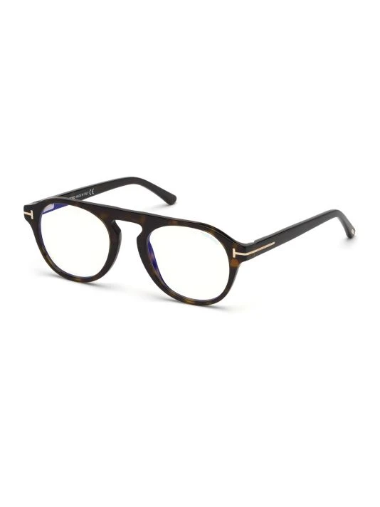 Tom Ford 49MM Soft Round Blue Block Optical Glasses With Sun Clip 6 Tom Ford 49MM Soft Round Blue Block Optical Glasses With Sun Clip - Image 6