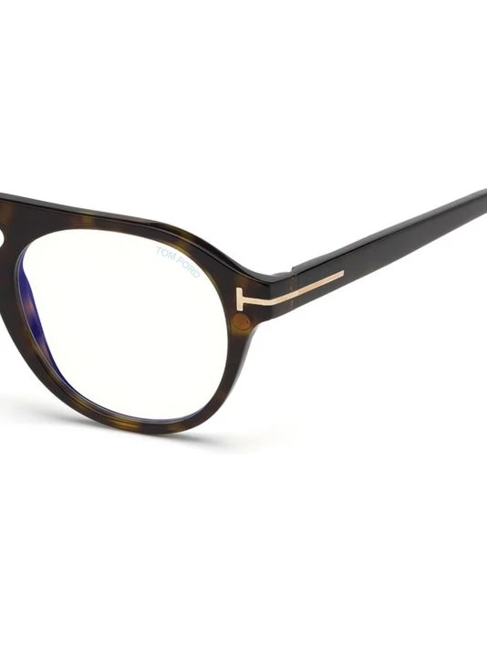 Tom Ford 49MM Soft Round Blue Block Optical Glasses With Sun Clip 7 Tom Ford 49MM Soft Round Blue Block Optical Glasses With Sun Clip - Image 7