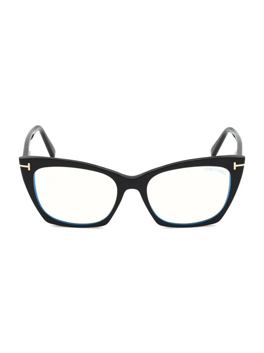 Tom Ford 54MM Cat Eye Blue Block Optical Glasses 1 Tom Ford 54MM Cat Eye Blue Block Optical Glasses