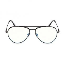 Tom Ford Aviator 56MM Blue Filter Eyeglasses For Men