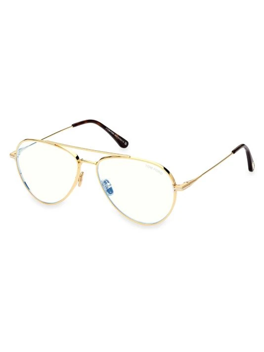Tom Ford 56MM Aviator Blue Light Block Readers For Men 2 Tom Ford 56MM Aviator Blue Light Block Readers For Men - Image 2