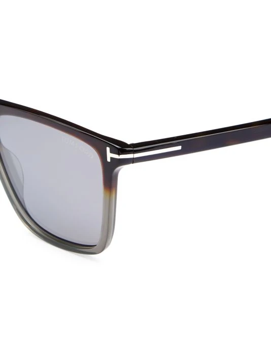 Tom Ford 57MM Square Sunglasses For Men 3 Tom Ford 57MM Square Sunglasses For Men - Image 3